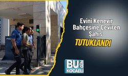 Evini Kenevir Bahçesine Çeviren Şahıs Tutuklandı