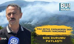 Vali Aktaş, Karamürsel’deki Orman Yangınında Son Durumu Paylaştı