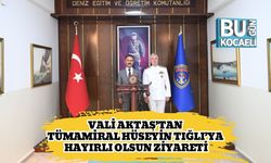 Vali Aktaş’tan Tümamiral Hüseyin Tığlı’ya Hayırlı Olsun Ziyareti