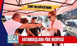 İzmit Belediyesi’nden Vatandaşlara Fide Hediyesi