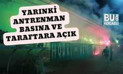Yarınki Antrenman Basına Ve Taraftara Açık