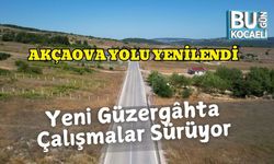 Akçaova Yolu Yenilendi, Yeni Güzergâhta Çalışmalar Sürüyor