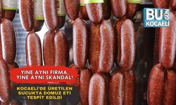 Yine Aynı Firma, Yine Aynı Skandal! Kocaeli’de Üretilen Sucukta Domuz Eti Tespit Edildi