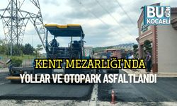 Kent Mezarlığı’nda Yollar ve Otopark Asfaltlandı