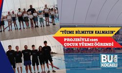 “Yüzme Bilmeyen Kalmasın” Projesiyle 1205 Çocuk Yüzme Öğrendi