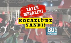 Zafer Meşalesi Kocaeli’de Yandı!