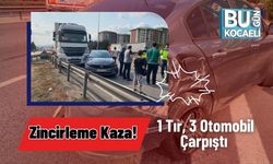 Körfez'de Zincirleme Kaza! 1 Tır, 3 Otomobil Çarpıştı