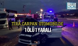 Tıra Çarpan Otomobilde 1 Ölü, 1 Yaralı