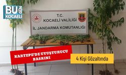 Kartepe’de Uyuşturucu Baskını: 4 Kişi Gözaltında