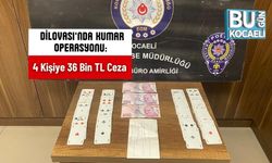 Dilovası’nda Kumar Operasyonu: 4 Kişiye 36 Bin TL Ceza