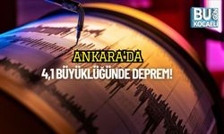 Ankara'da 4,1 Büyüklüğünde Deprem!
