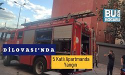 Dilovası’nda 5 Katlı Apartmanda Yangın