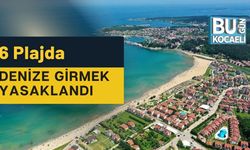 6 Plajda Denize Girmek Yasaklandı