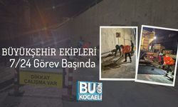 Büyükşehir Ekipleri 7/24 Görev Başında