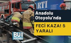 Anadolu Otoyolu’nda Feci Kaza! 5 Yaralı