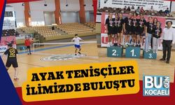 Ayak Tenisçiler İlimizde Buluştu