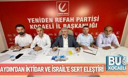 Aydın’dan İktidar ve İsrail’e Sert Eleştiri
