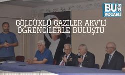 Gölcüklü Gaziler AKV’li Öğrencilerle Buluştu