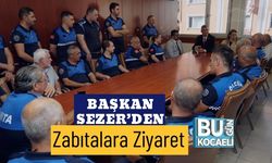 Başkan Sezer’den Zabıtalara Ziyaret
