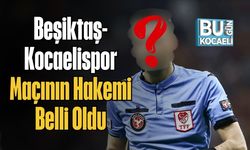 Beşiktaş-Kocaelispor Maçının Hakemi Belli Oldu