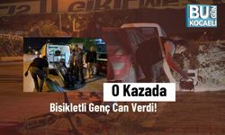 O Kazada Bisikletli Genç Can Verdi!
