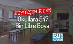 Büyükşehir’den Okullara 547 Bin Litre Boya!