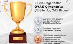 OYAK Çimento’ya Üç Ödül Birden!