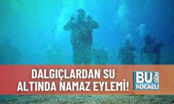 Dalgıçlardan Su Altında Namaz Eylemi!