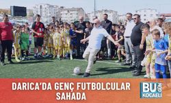 Darıca’da Genç Futbolcular Sahada