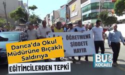 Darıca’da Okul Müdürüne Bıçaklı Saldırıya Eğitimcilerden Tepki