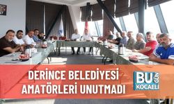 Derince Belediyesi Amatörleri Unutmadı