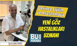 Derince Eğitim ve Araştırmaya Yeni Göz Hastalıkları Uzmanı