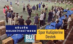 Gölcük Belediyesi’nden Spor Kulüplerine Destek