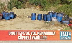Umuttepe’de Yol Kenarında Şüpheli Variller