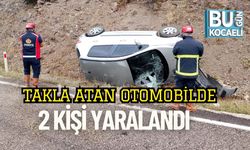 Takla Atan Otomobilde 2 Kişi Yaralandı