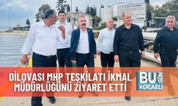Dilovası MHP Teşkilatı İkmal Müdürlüğünü Ziyaret Etti