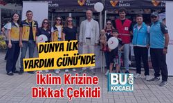 Dünya İlk Yardım Günü’nde İklim Krizine Dikkat Çekildi