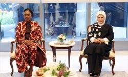 Emine Erdoğan, Gabon Cumhurbaşkanının Eşi Nguema İle Görüştü