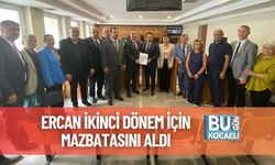 Ercan İkinci Dönem İçin Mazbatasını Aldı