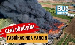 Geri Dönüşüm Fabrikasında Yangın: Duman Şehrin Dört Bir Yanından Görüldü