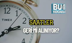 Saatler Geri Mi Alınıyor?