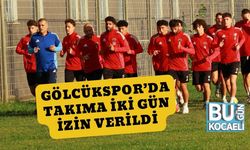 Gölcükspor’da Takıma İki Gün İzin Verildi
