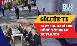Gölcük’te 19 Eylül Gaziler Günü Törenle Kutlandı