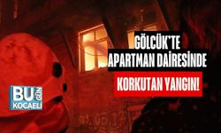 Gölcük’te Apartman Dairesinde Korkutan Yangın!