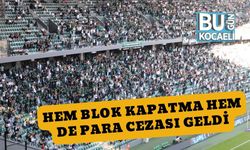 Hem Blok Kapatma Hem De Para Cezası Geldi