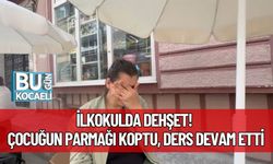 İlkokulda Dehşet! Çocuğun Parmağı Koptu, Ders Devam Etti