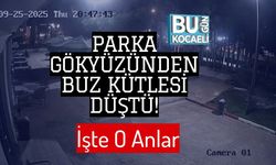 Parka Gökyüzünden Buz Kütlesi Düştü! İşte O Anlar