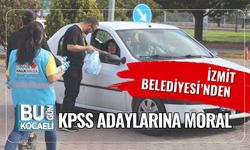 İzmit Belediyesi’nden KPSS Adaylarına Moral