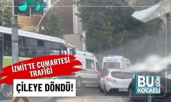 İzmit’te Cumartesi Trafiği Çileye Döndü