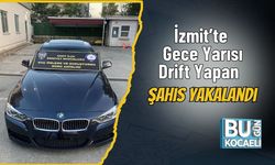 İzmit’te Gece Yarısı Drift Yapan Şahıs Yakalandı